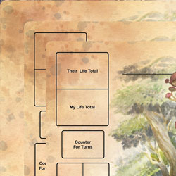 Product Photo of the Boston Terrier Druid Playmat by Justin Gerard