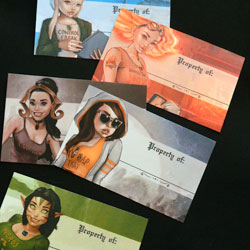 Product Photo of the Black Magic Gamer Girl Playmat