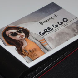 Product Photo of the Black Magic Gamer Girl Playmat