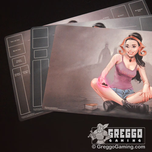 Product Photo of the Black Magic Gamer Girl Playmat