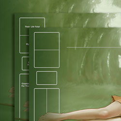 Product Photo of the Green Magic Gamer Girl Playmat