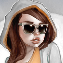 Product Photo of the White Magic Gamer Girl Playmat