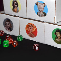 Product Photo of the Black Magic Gamer Girl Playmat