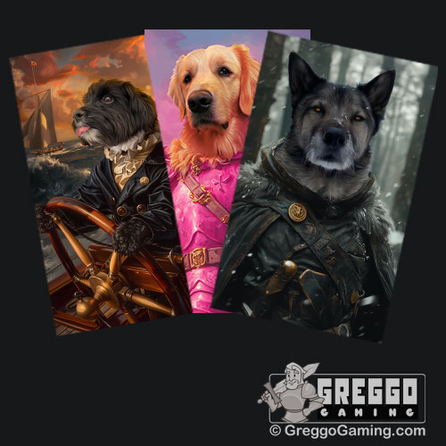 Example Image of a Custom Pet Portriats